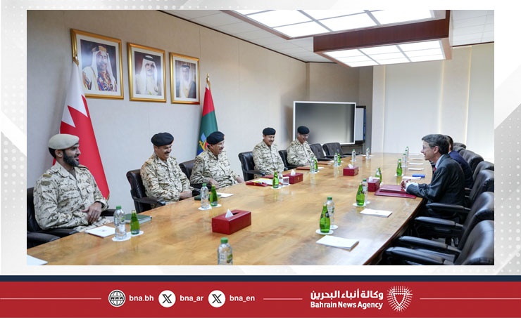 القائد العام لقوة دفاع البحرين يستقبل سفير المانيا الأتحادية